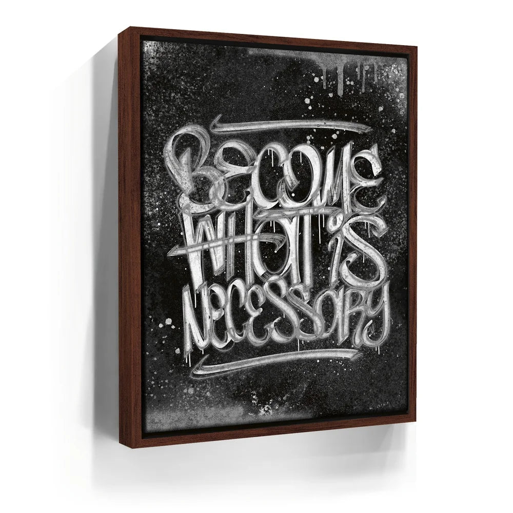 Featured image 10 for Become - Calligraphy Gold - B & W