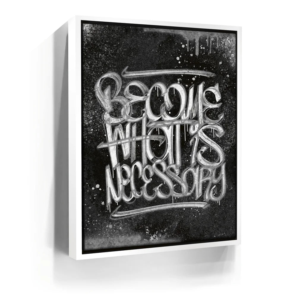 Featured image 6 for Become - Calligraphy Gold - B & W