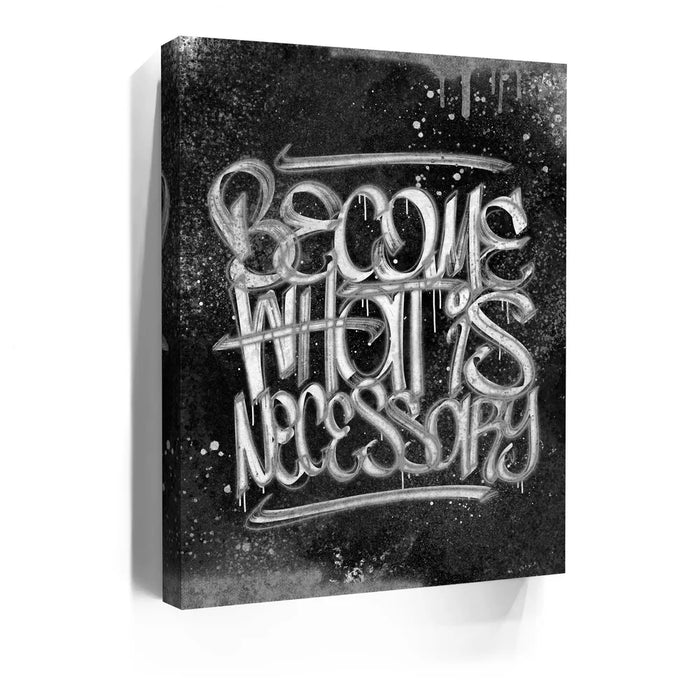 Featured image 5 for Become - Calligraphy Gold - B & W