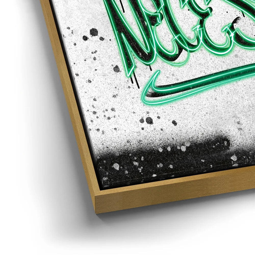 Featured image 12 for Become What Is Necessary - Calligraphy - Green