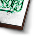 Thumbnail image 14 for Become What Is Necessary - Calligraphy - Green