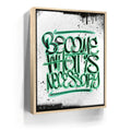 Featured image 9 for Become What Is Necessary - Calligraphy - Green