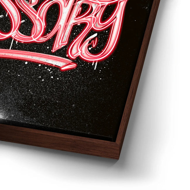 Featured image 14 for Become What Is Necessary - Calligraphy - Red