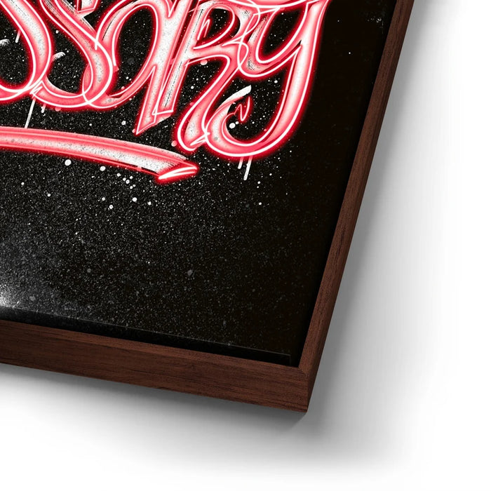 Featured image 14 for Become What Is Necessary - Calligraphy - Red