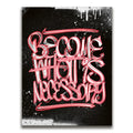 Featured image 1 for Become What Is Necessary - Calligraphy - Red