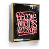 Featured image 7 for Become What Is Necessary - Calligraphy - Red