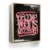 Featured image 9 for Become What Is Necessary - Calligraphy - Red