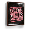 Featured image 10 for Become What Is Necessary - Calligraphy - Red
