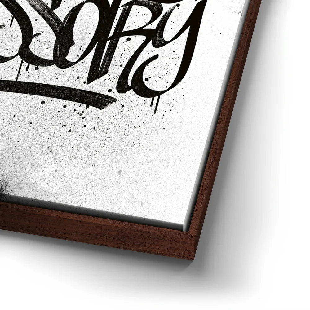 Featured image 14 for Become What Is Necessary - Calligraphy B&W