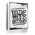 Featured image 6 for Become What Is Necessary - Calligraphy B&W