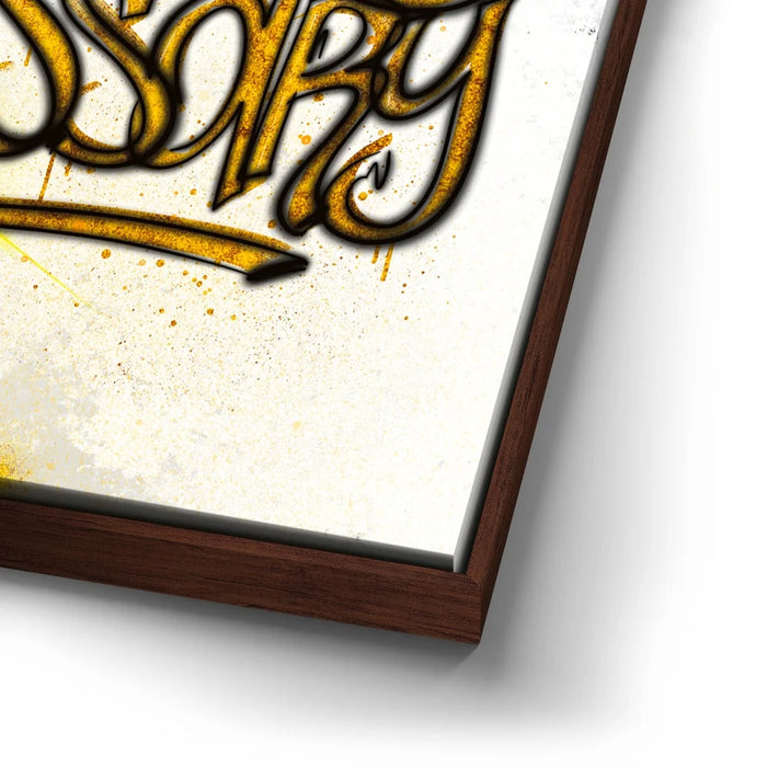 Featured image 14 for Become What Is Necessary - Calligraphy Rustic Gold