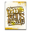 Featured image 1 for Become What Is Necessary - Calligraphy Rustic Gold
