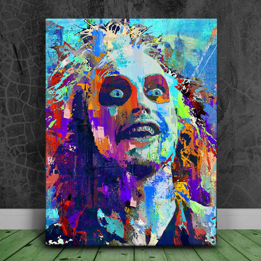 Beetlejuice, Beetlejuice, Beetlejuice Posters, Prints, & Visual Artwork TheGoatWallArt PORTRAIT 18x24 0.75" STANDARD