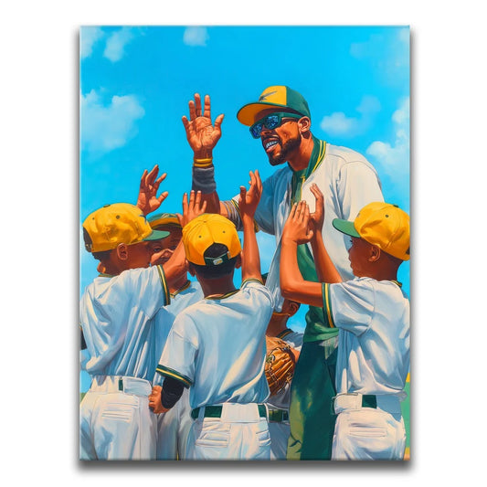 Bigger Than The Game Posters, Prints, & Visual Artwork TheGoatWallArt PORTRAIT 18x24 0.75" STANDARD