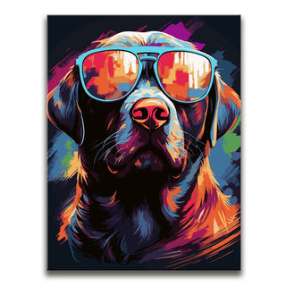 Black Labrador Rockstar