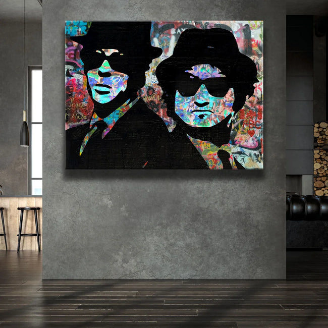 Featured image 2 for Blues Brothers Graffiti Canvas Set