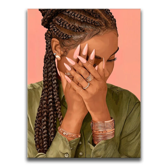 Blushin’ But Bossed Up Posters, Prints, & Visual Artwork TheGoatWallArt PORTRAIT 18x24 0.75" STANDARD