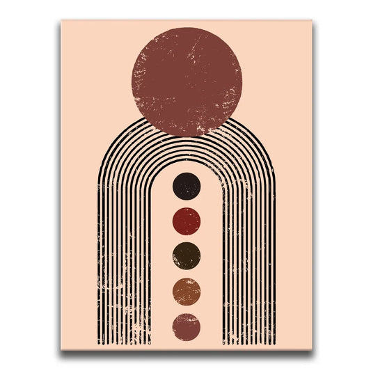 Boho Armonia Fluente Posters, Prints, & Visual Artwork TheGoatWallArt PORTRAIT 18x24 0.75" STANDARD