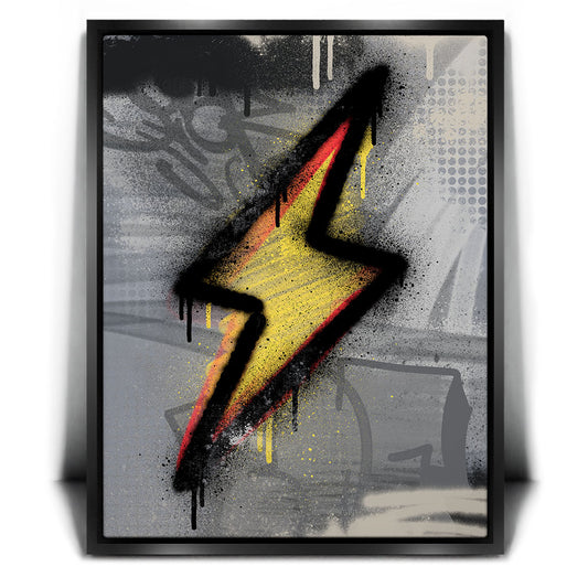Bolt - Graffiti Posters, Prints, & Visual Artwork TheGoatWallArt