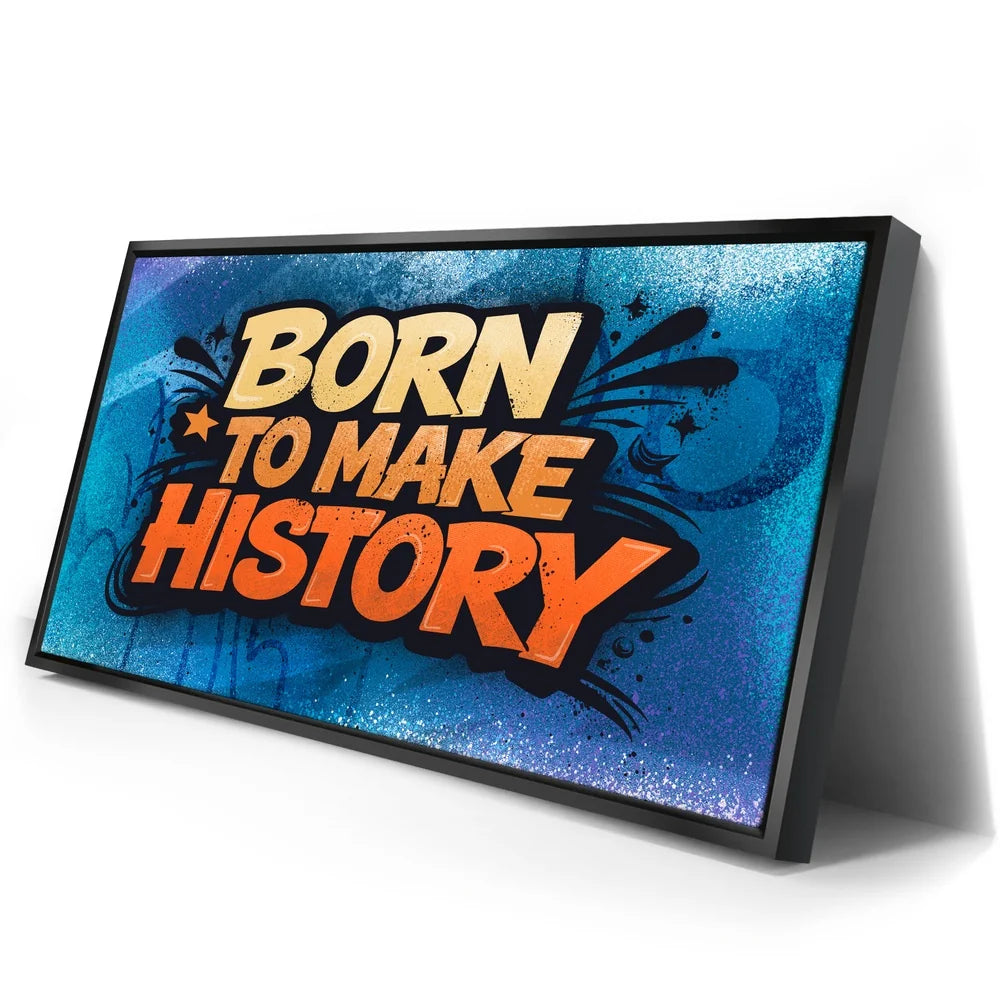 Featured image 2 for Born To Make History, Orange - Graffiti