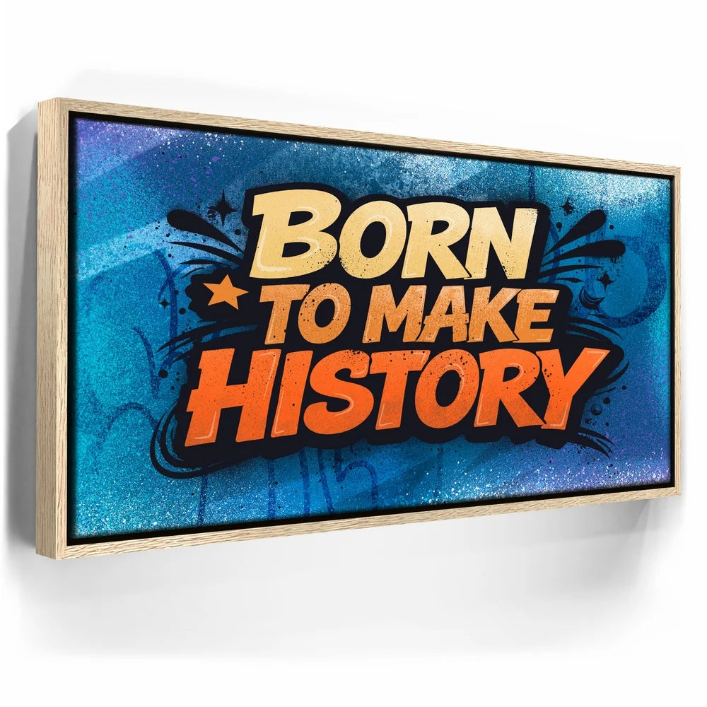 Featured image 9 for Born To Make History, Orange - Graffiti