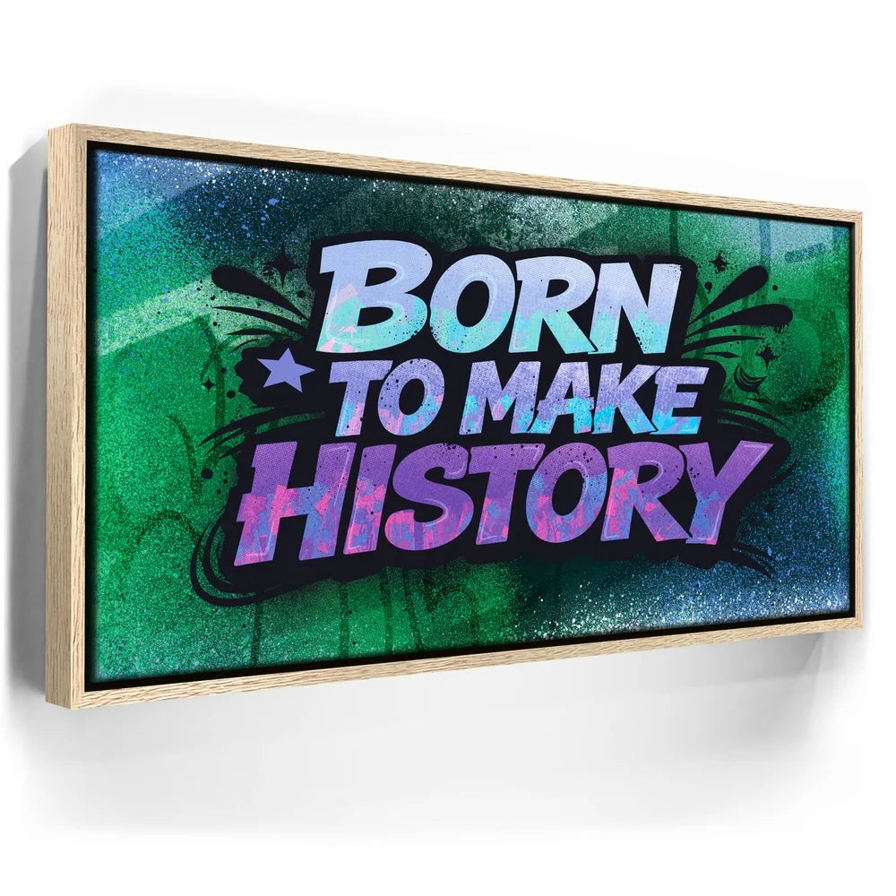 Featured image 9 for Born To Make History, Purple - Graffiti