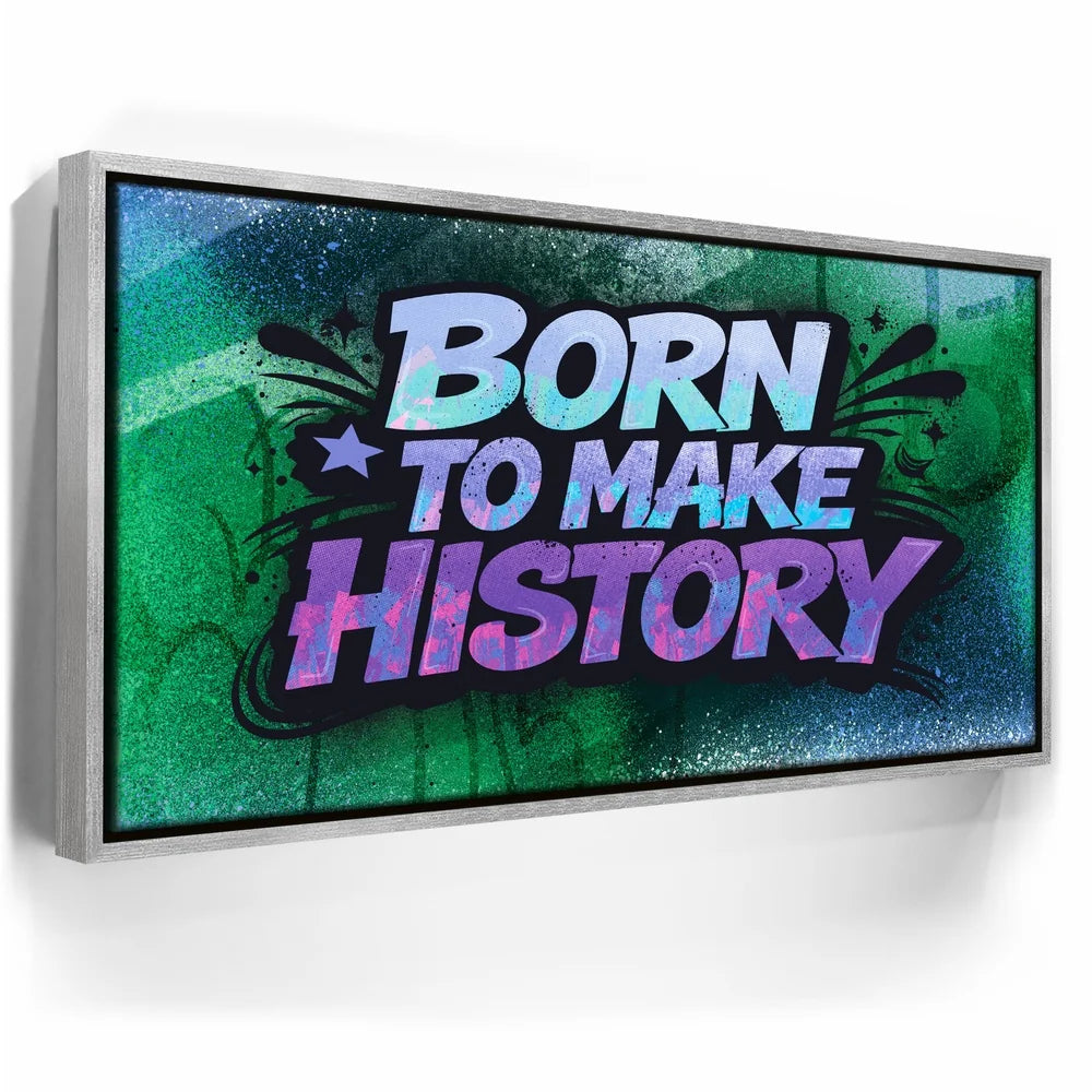 Featured image 8 for Born To Make History, Purple - Graffiti