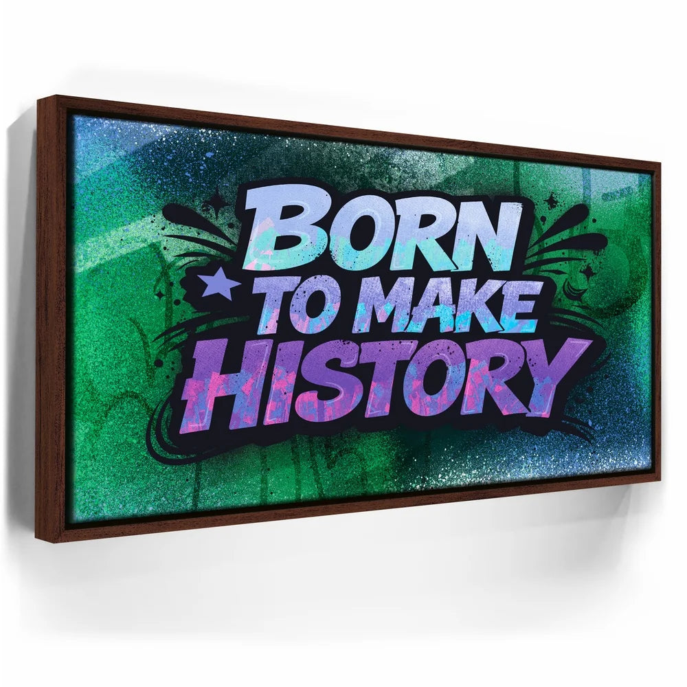 Featured image 10 for Born To Make History, Purple - Graffiti