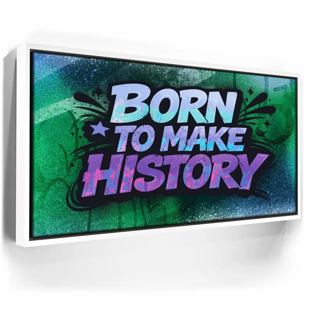 Featured image 6 for Born To Make History, Purple - Graffiti
