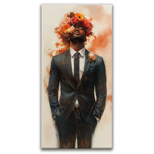 Boss In Botanics Posters, Prints, & Visual Artwork TheGoatWallArt PORTRAIT - TALL 15x30 0.75" STANDARD