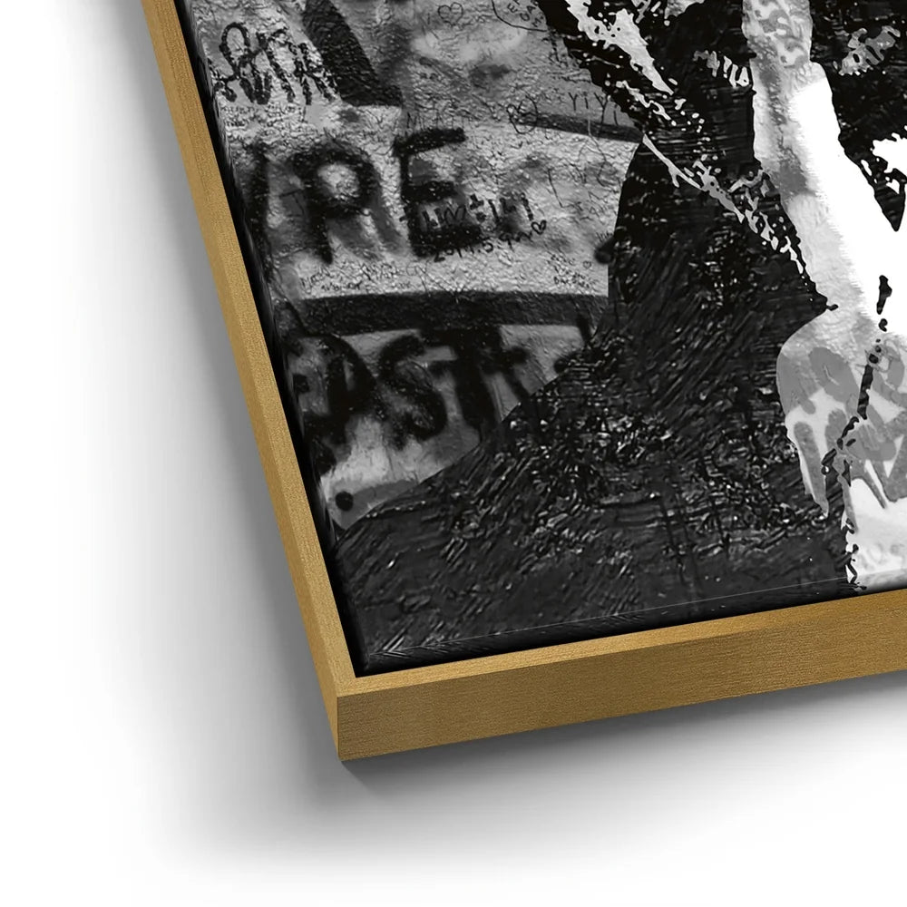 Featured image 12 for Bowie Graffiti Canvas Set - B & W