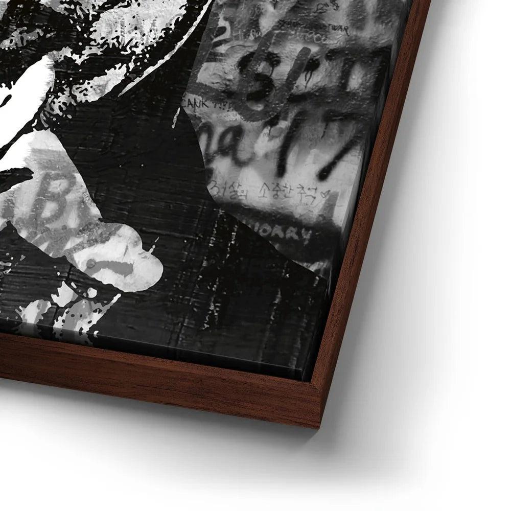 Featured image 14 for Bowie Graffiti Canvas Set - B & W