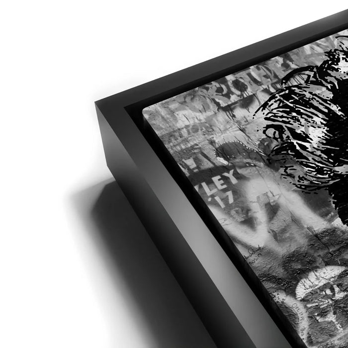 Featured image 12 for Bowie Graffiti Canvas Set - B & W