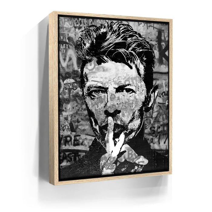 Featured image 10 for Bowie Graffiti Canvas Set - B & W