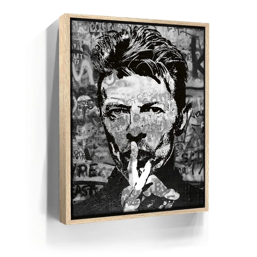 Featured image 9 for Bowie Graffiti Canvas Set - B & W