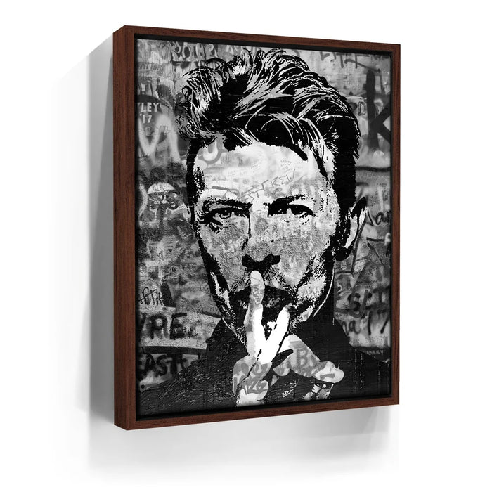 Featured image 11 for Bowie Graffiti Canvas Set - B & W