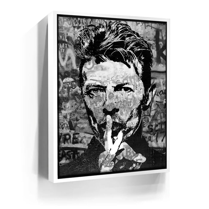 Featured image 7 for Bowie Graffiti Canvas Set - B & W