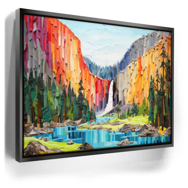 Featured image 5 for Bridalveil Falls, Yosemite - Paper Design Style