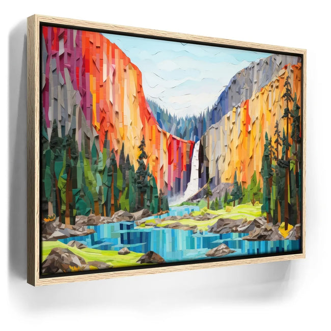Featured image 9 for Bridalveil Falls, Yosemite - Paper Design Style