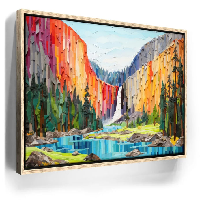 Featured image 10 for Bridalveil Falls, Yosemite - Paper Design Style