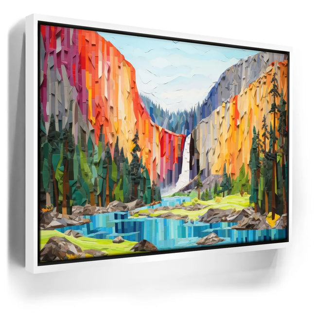 Featured image 6 for Bridalveil Falls, Yosemite - Paper Design Style