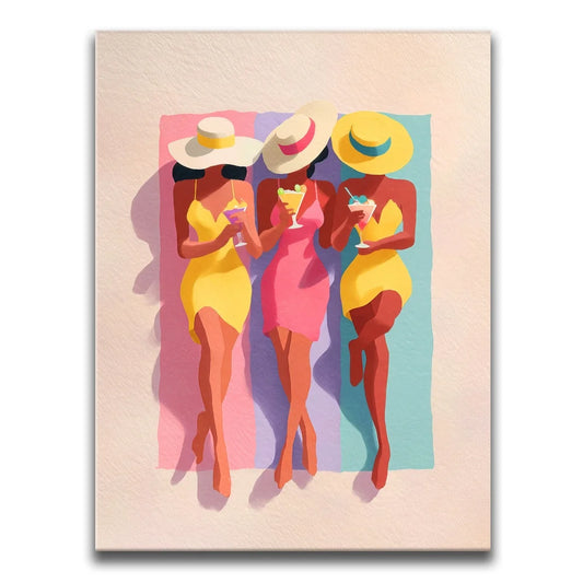 Brunch Babes Posters, Prints, & Visual Artwork TheGoatWallArt PORTRAIT 18x24 0.75" STANDARD
