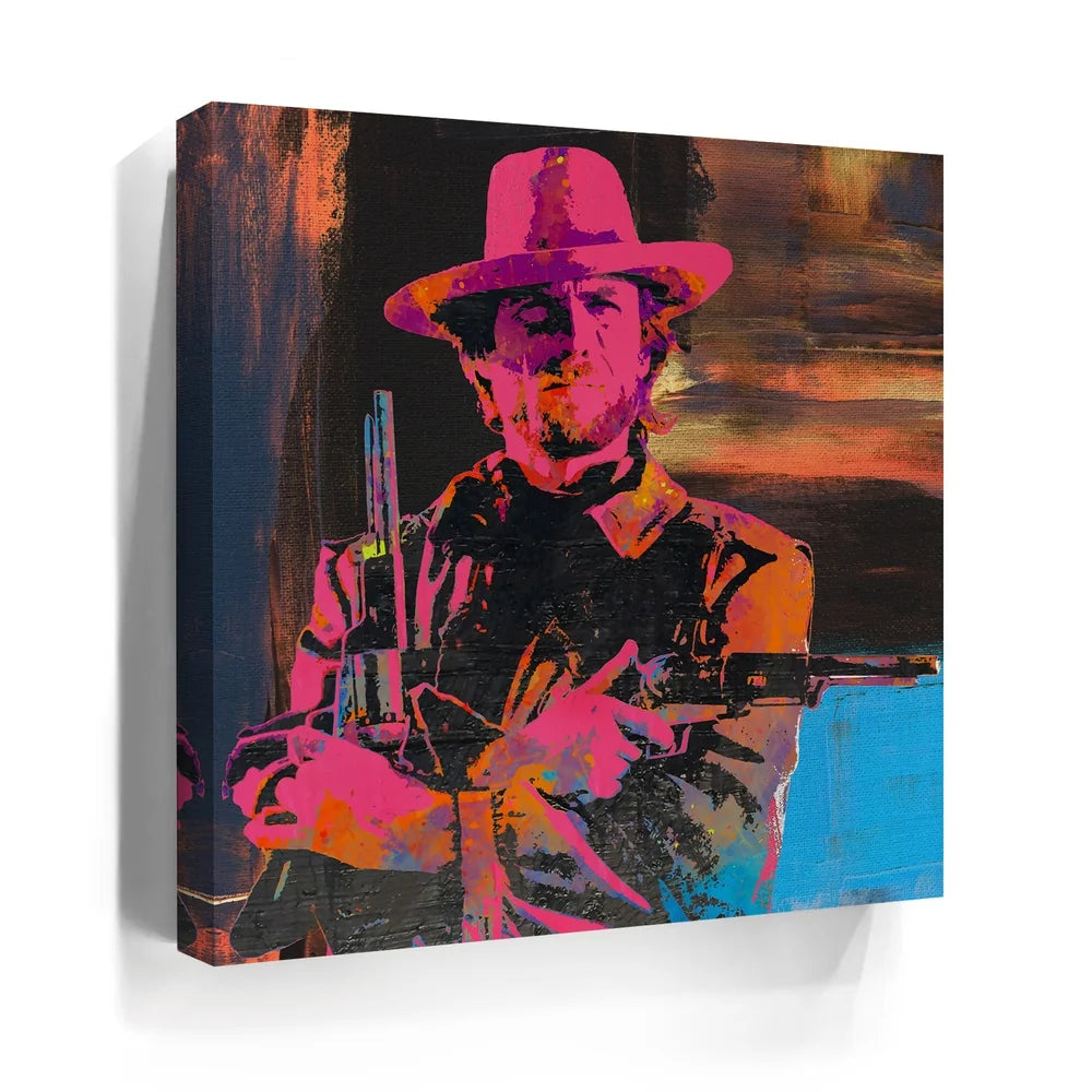 Featured image 3 for CLINT EASTWOOD CANVAS SET - SQUARE