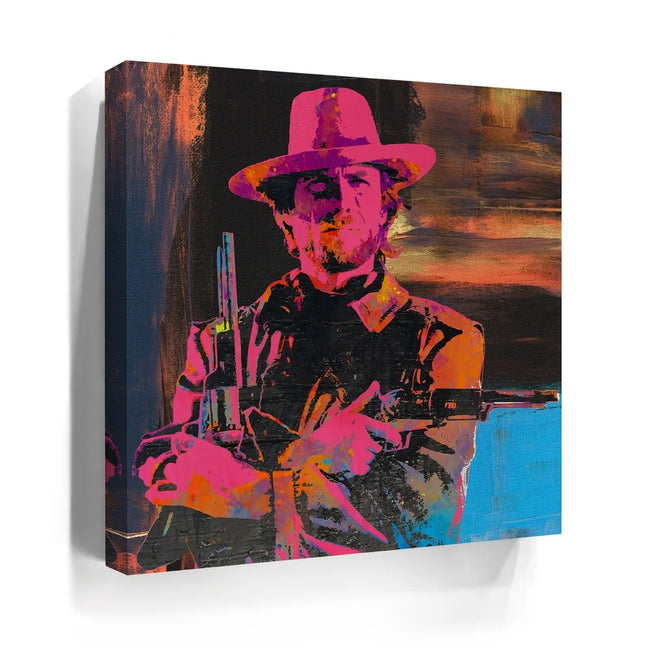 Featured image 3 for CLINT EASTWOOD CANVAS SET - SQUARE