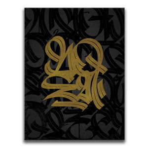 Calligraphy III - Gold