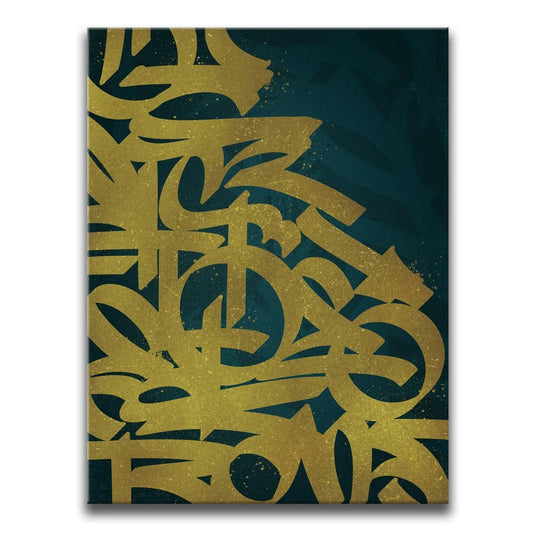 Calligraphy IV - Gold
