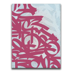 Calligraphy IV - Pink
