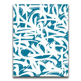 Calligraphy V - Blue