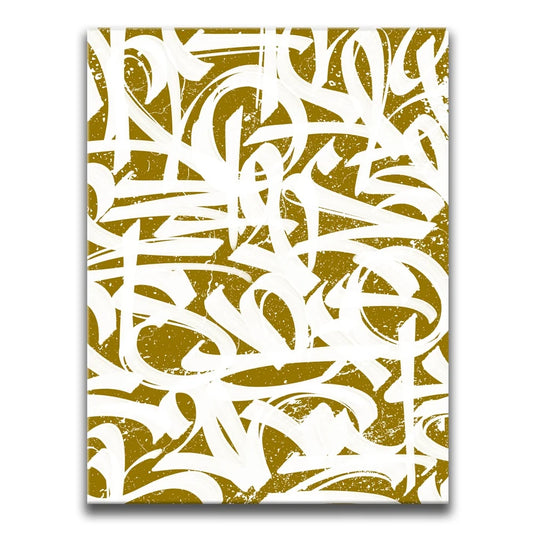 Calligraphy V - Gold