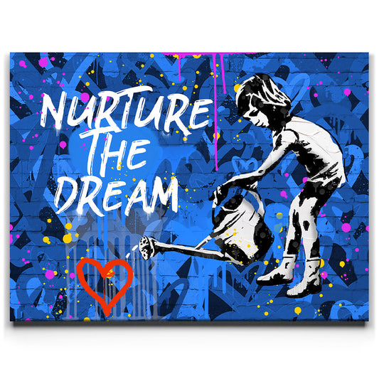 Nurture The Dream Posters, Prints, & Visual Artwork TheGoatWallArt LANDSCAPE 24x18 0.75" STANDARD
